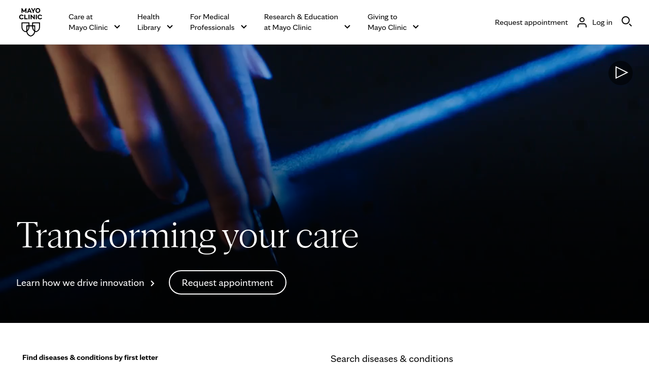 Weblish Healthcare Website Homepage Example