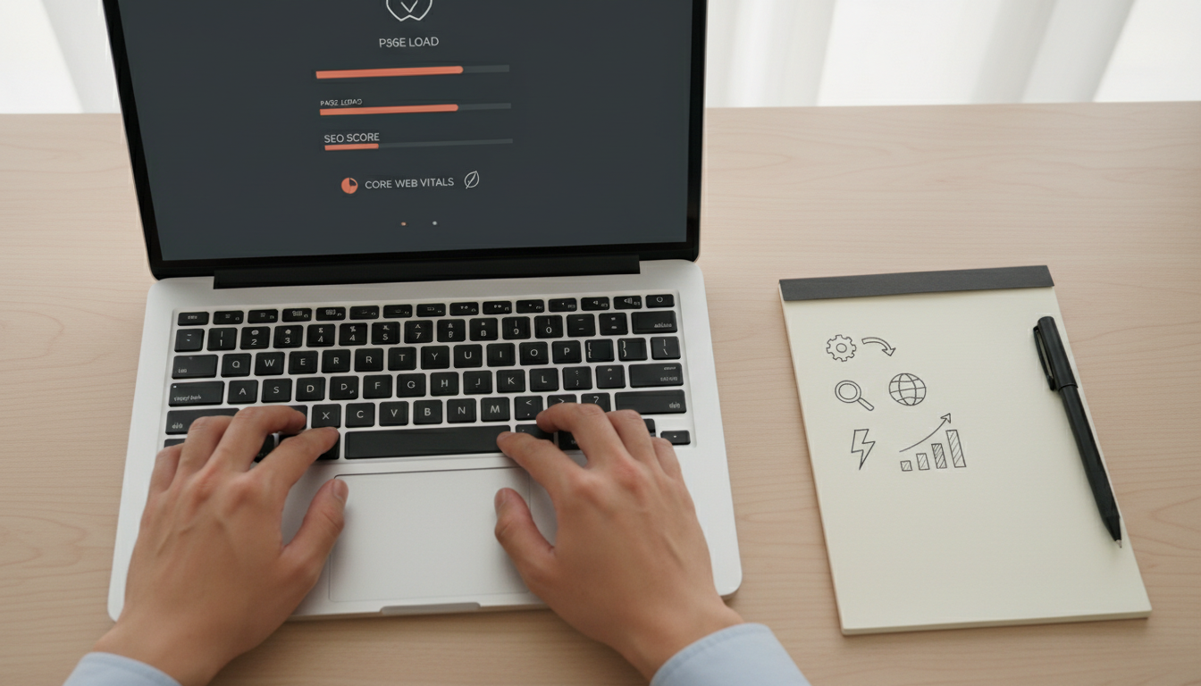 weblish.io guides user through WordPress SEO and speed optimization checklist tasks.