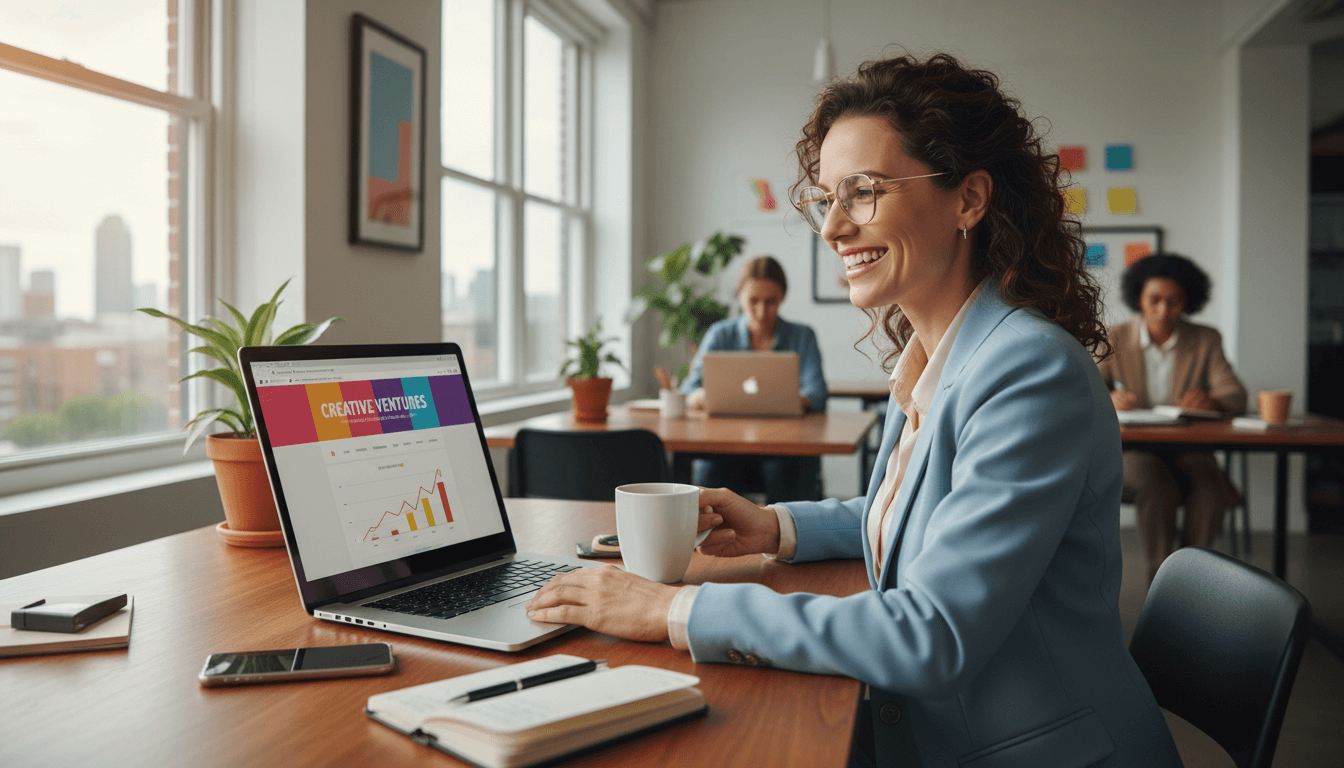 Successful Weblish Entrepreneur with Their Website