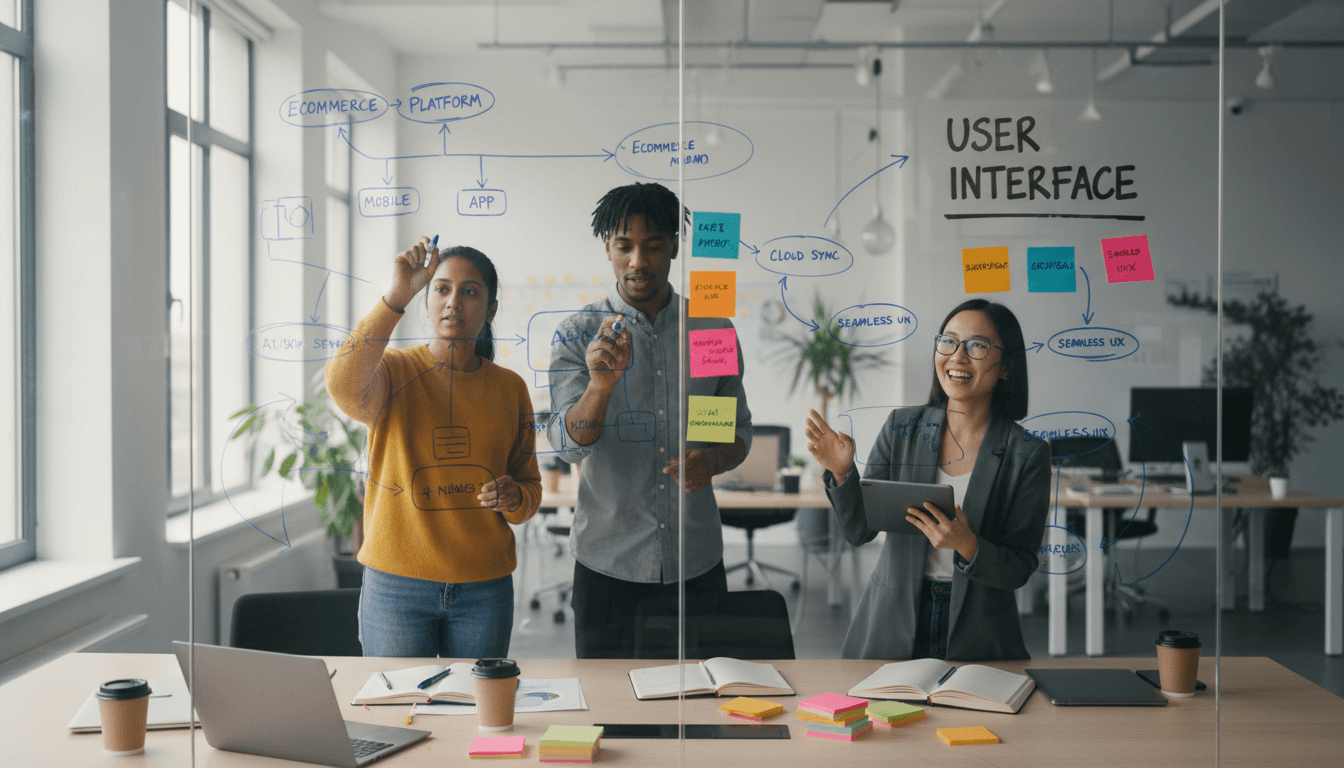 Weblish Innovators: Team Brainstorming Social Media App Development Ideas