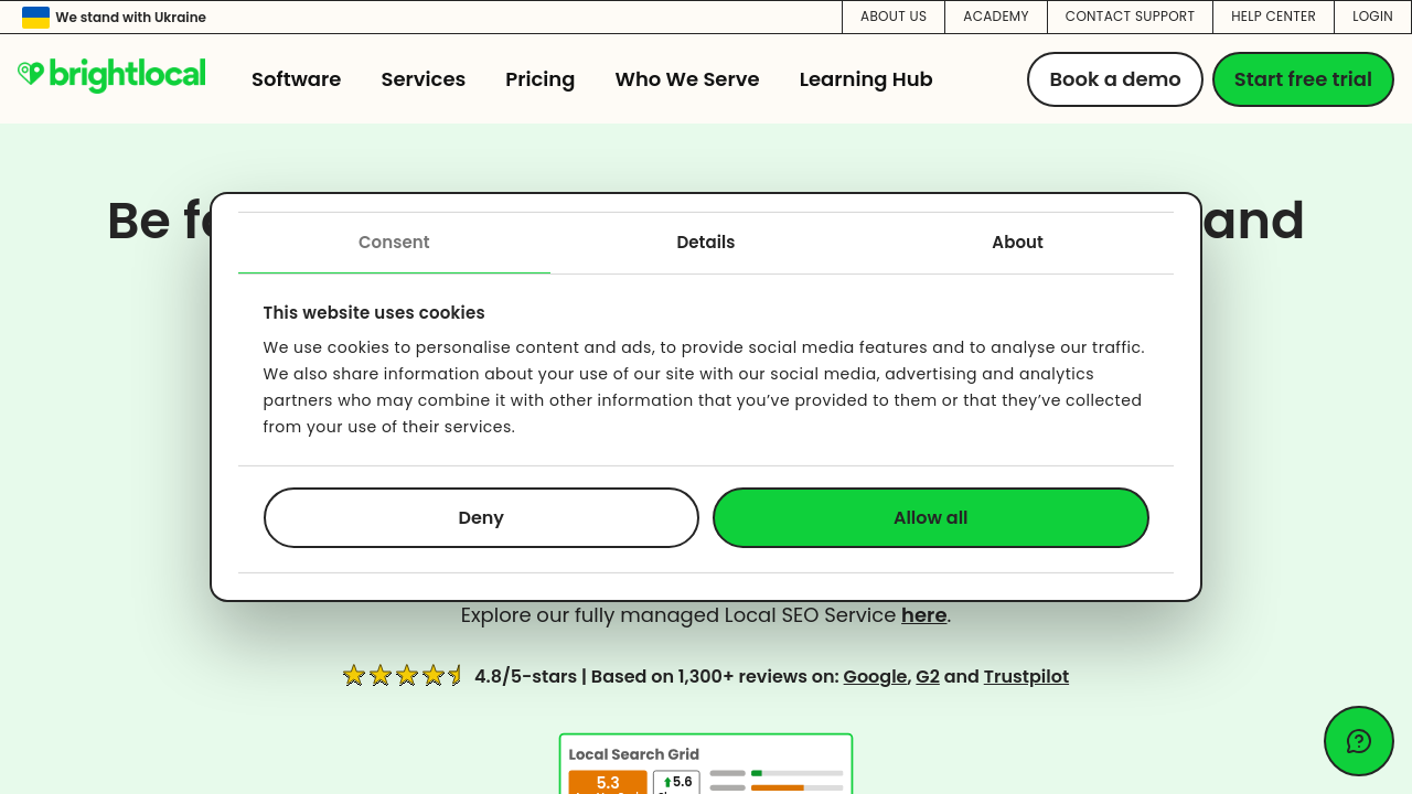 Weblish's Insight into Local SEO Management with BrightLocal Dashboard