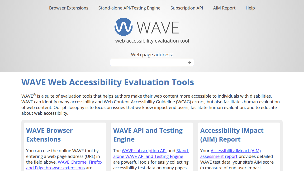 Weblish Audit Snapshot: WAVE Accessibility Tool in Action