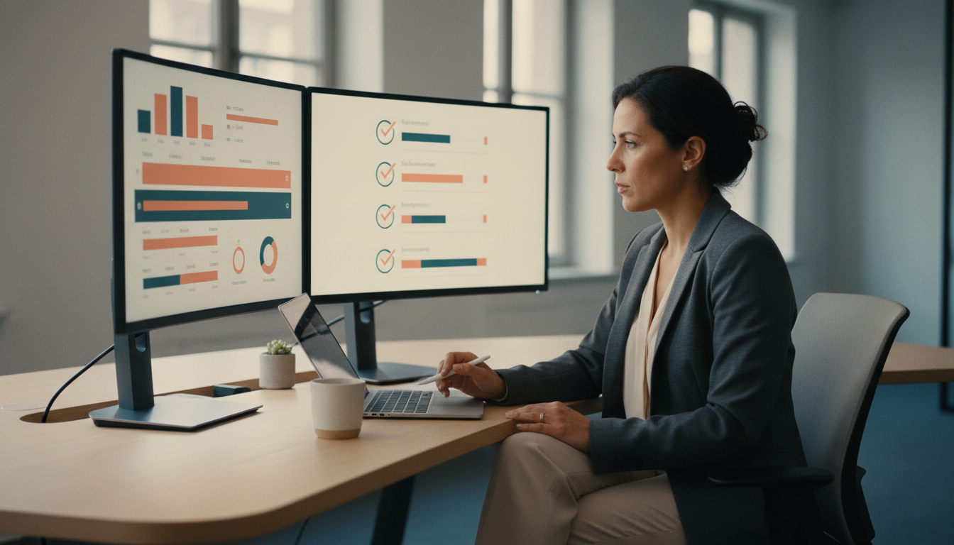 A marketing manager evaluates weblish.io search optimization services for reliable positioning.