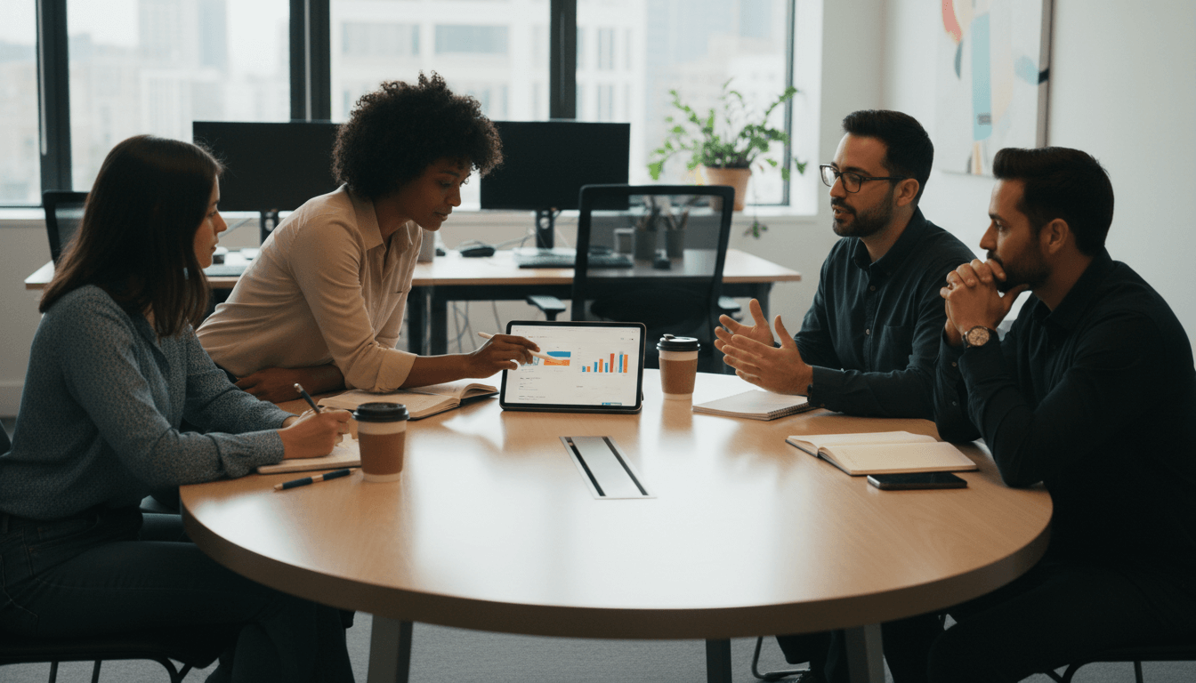 Weblish: Collaborative SEO Strategy: Team Brainstorming Weblish Solutions