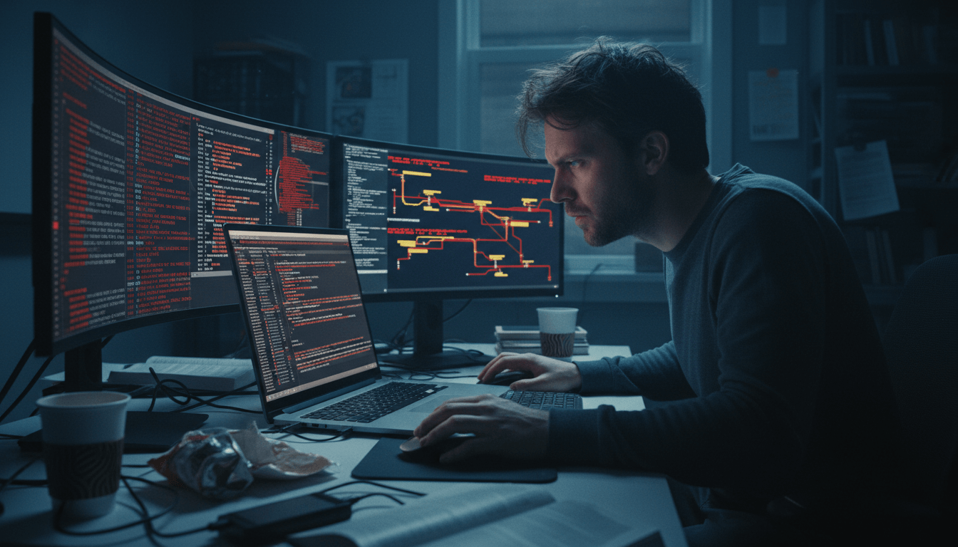 Weblish Website Outage Stress Moment