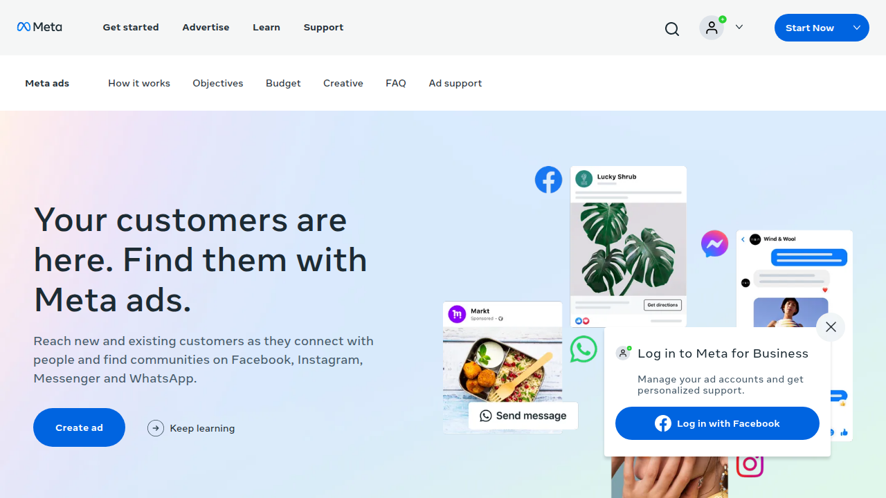 Weblish Meta Ads Manager Overview: See Your Facebook and Instagram Advertising Costs