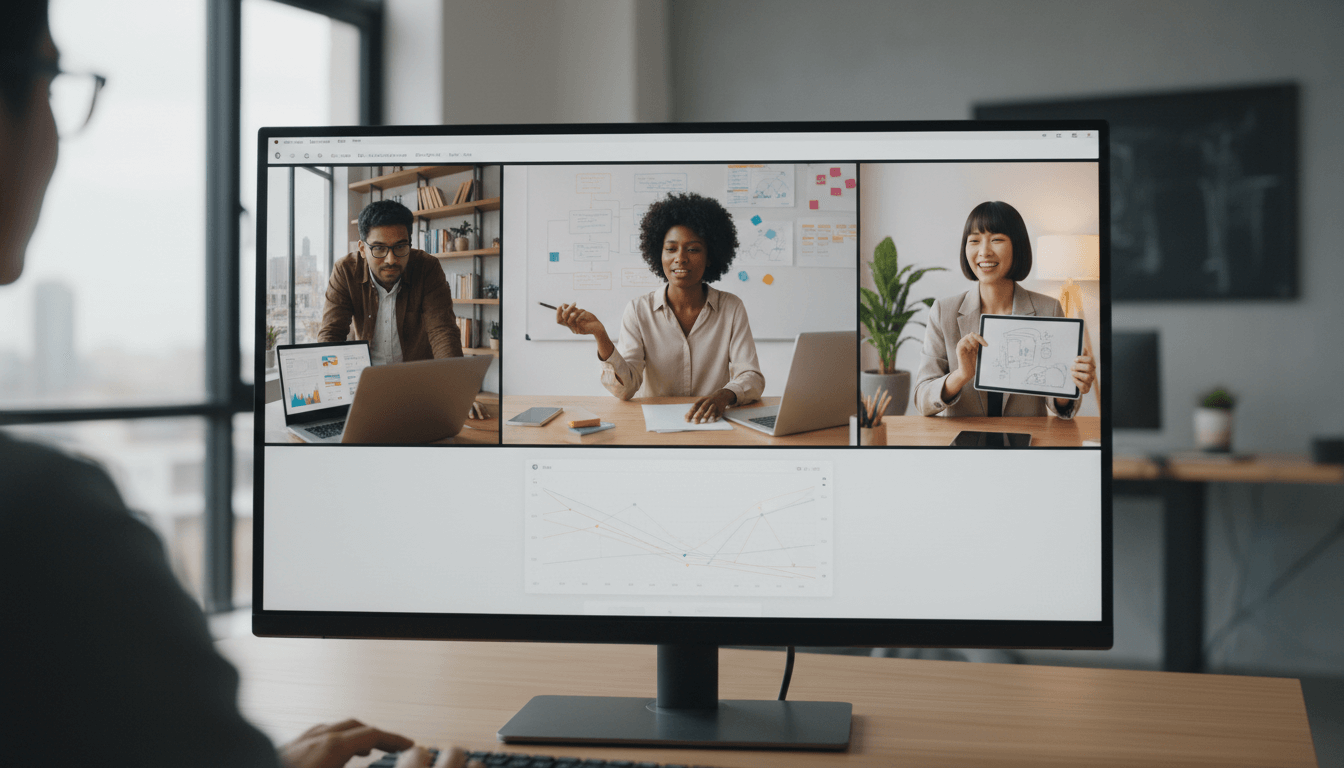 Remote Weblish Teams Aligning on Social Media Strategy: A Collaborative Scene