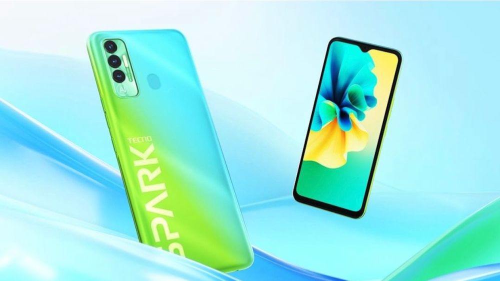 The Spark 7 series of smartphones, part of the Tecno brand, was released in April 2021. Courtesy of Tecno Mobile. 