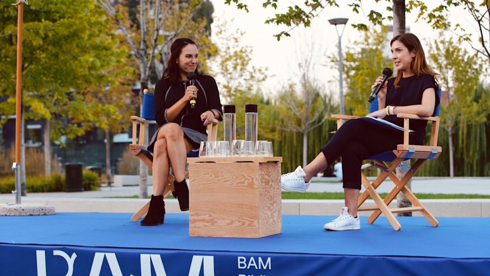 Two speakers at illimitHER's first event, the illimitHER Marathon, on September 15.