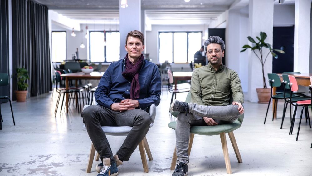 Pleo co-founders Jeppe Rindom and Niccolo Perra. Courtesy of Pleo.