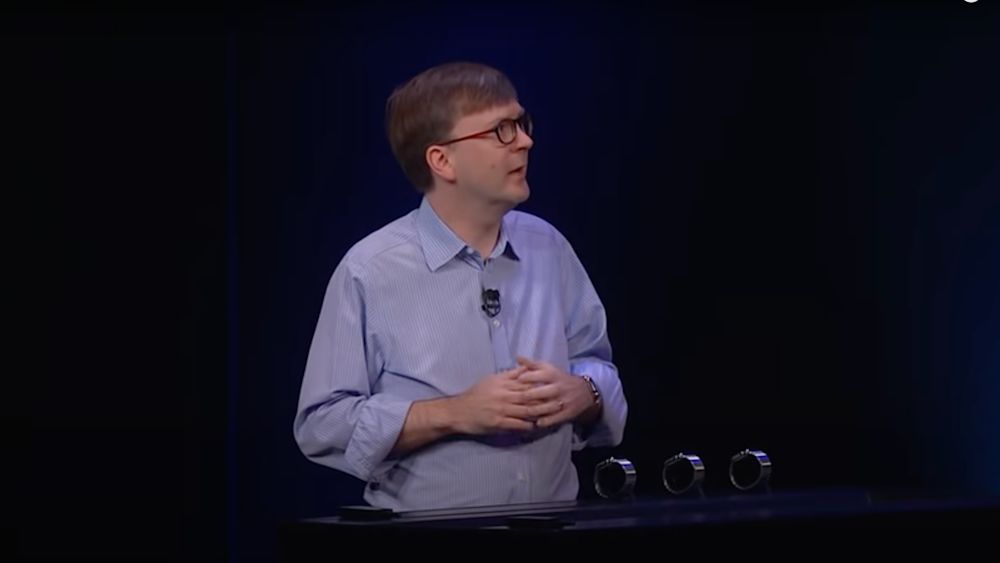 Kevin Lynch at an Apple Special Event in September 2014. Image courtesy of Apple