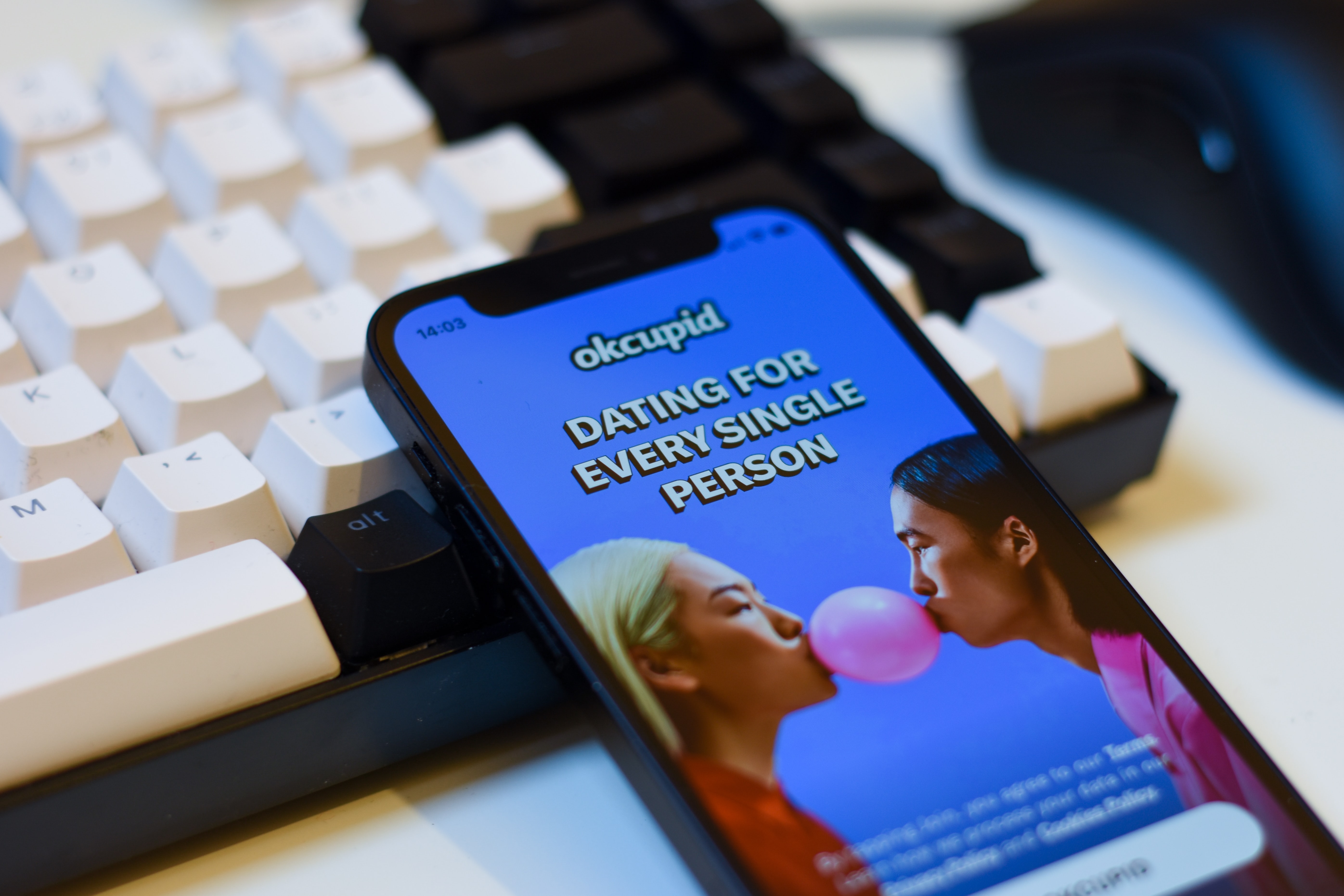 OkCupid is one of Match Group's subsidiaries. Image courtesy of Nik via Unsplash. 