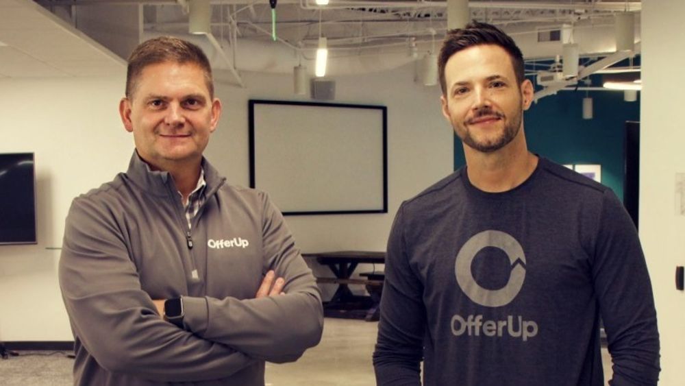 Incoming OfferUp CEO Todd Dunlap (left) and OfferUp Co-Founder and CPO Nick Huzar (right). Image Credit: PRNewswire.