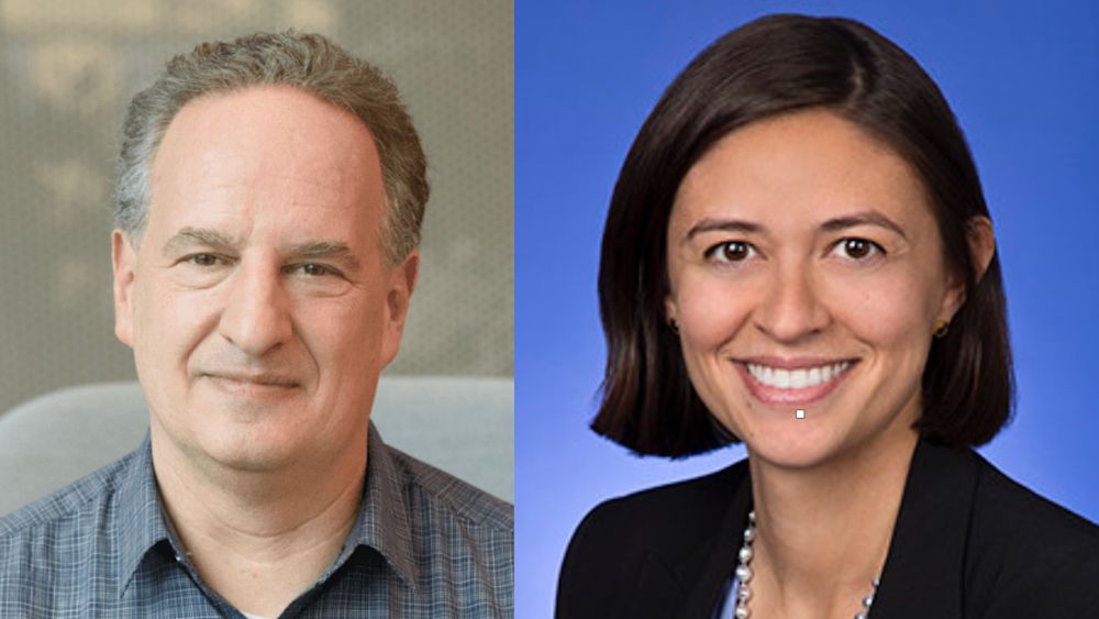 Incoming Shopify CTO Allan Leinward and General Counsel Jess Hertz. Images courtesy of Slack and Jess Hertz via Linkedin.