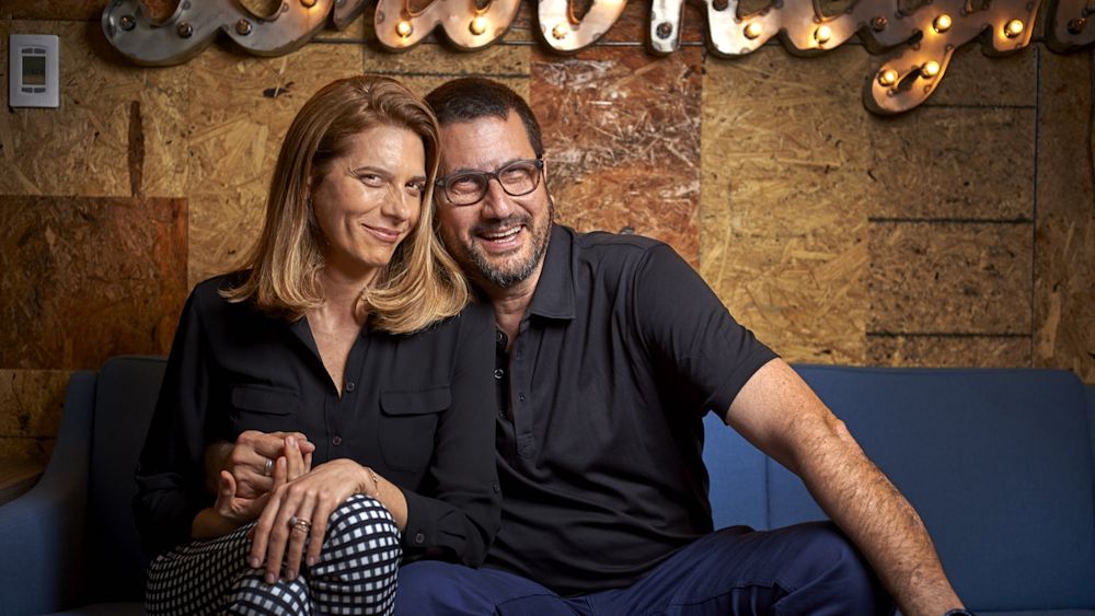 Roni Frank (L) and Oren Frank (R). Image courtesy of Talkspace