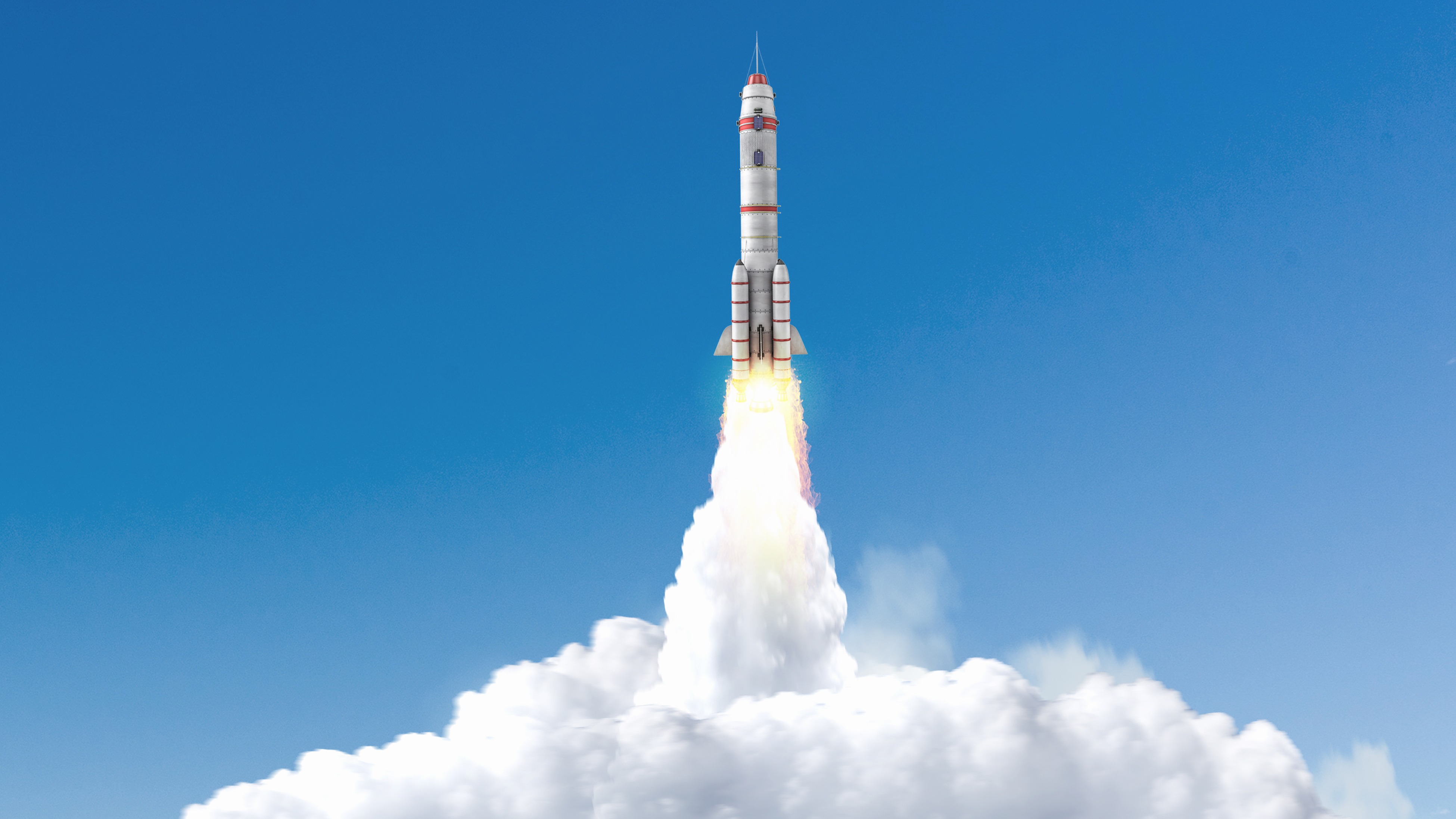 The space industry has been booming over the past decade. Image courtesy of Sergey Nivens via shutterstock.