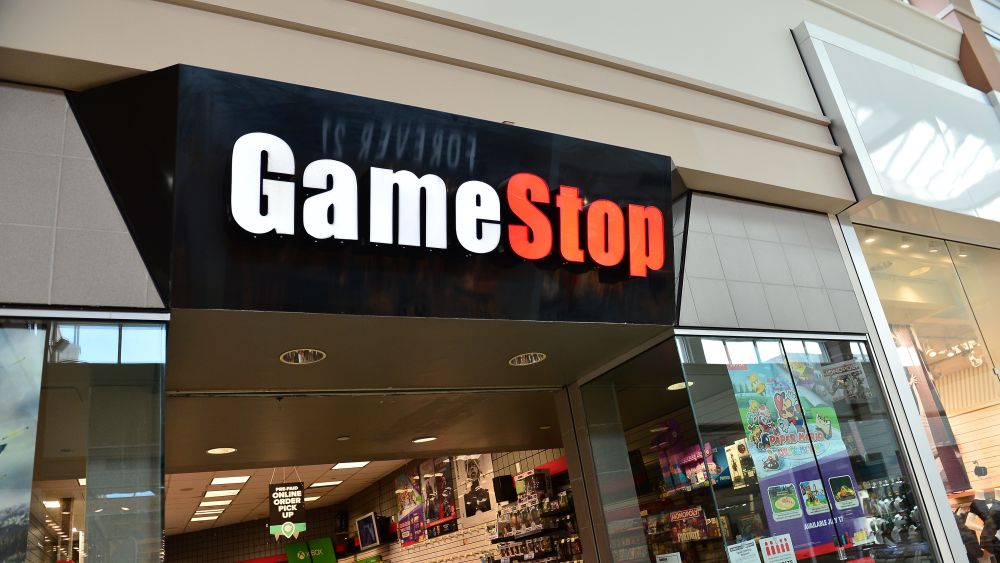 The exterior of a GameStop store in Pembroke Pines, Florida. (Photo by Johnny Louis/Getty Images)