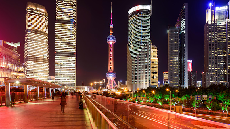 Skyline of Shanghai, China