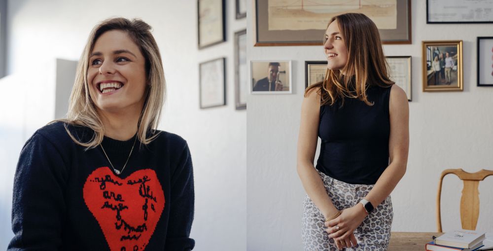 Sequel's co-founders Amanda Calabrese (left) and Greta Meyer met as Stanford undergrads in 2018. (Images courtesy of Sequel)