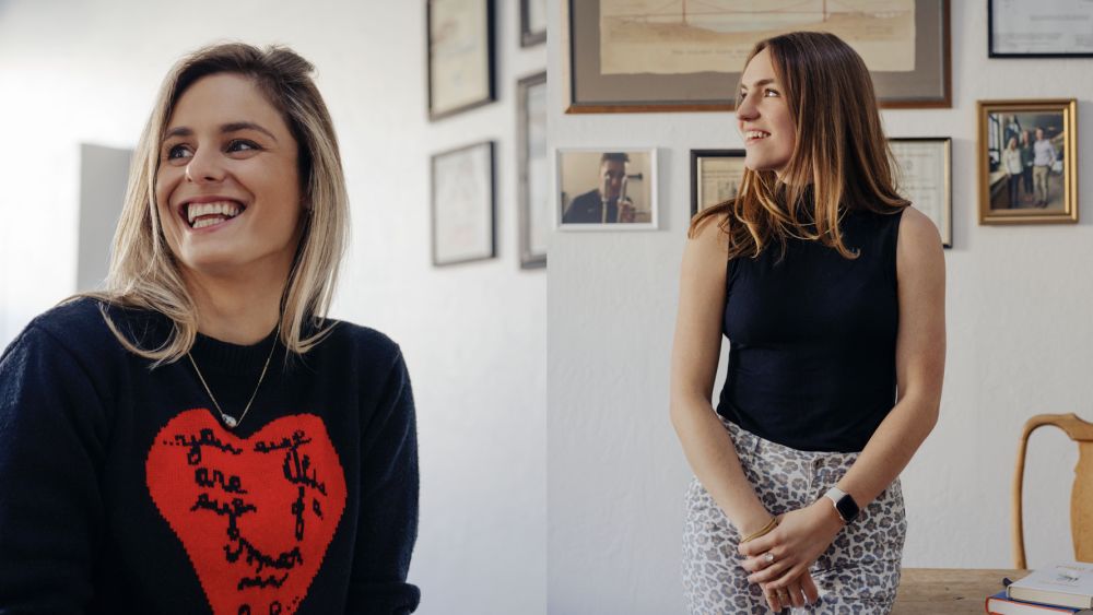 Sequel's co-founders Amanda Calabrese (left) and Greta Meyer met as Stanford undergrads in 2018. (Images courtesy of Sequel)