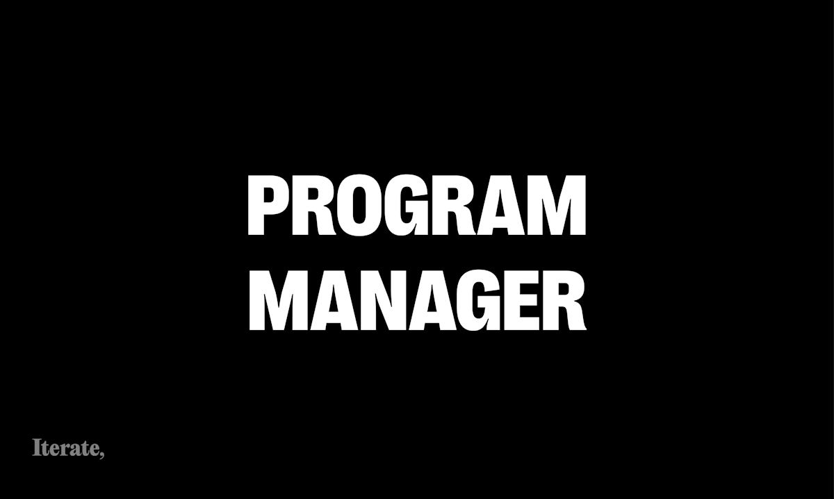 Program Manager The Org program-manager-the-org