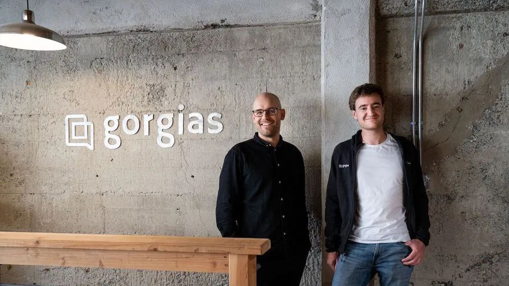 Gorgias CEO Romain Lapeyre and CTO Alex Plugaru. Image Courtesy of Gorgias.