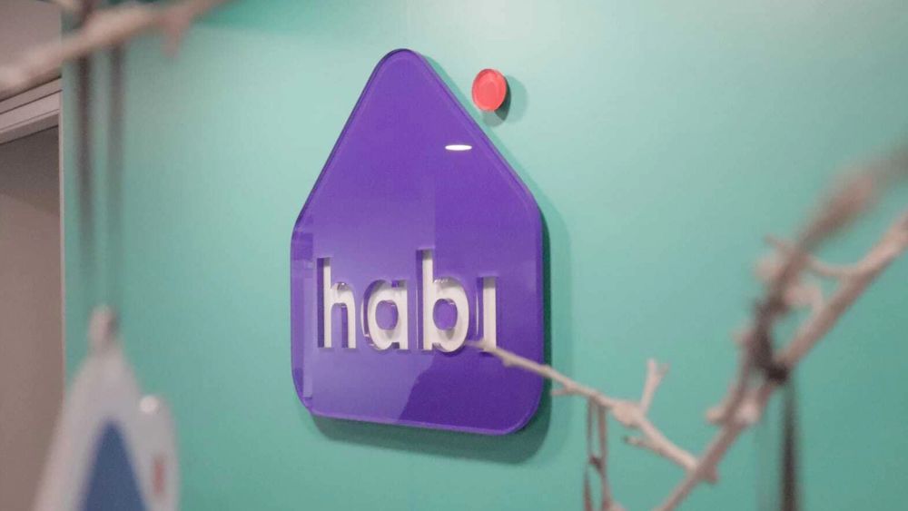 Property tech startup Habi logo. Image courtesy of Habi.