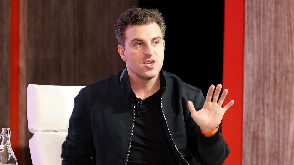 Airbnb CEO Brian Chesky just announced a permanently remote option for the company's 6,000 employees. (Credit: Getty / Alexander Tamargo)
