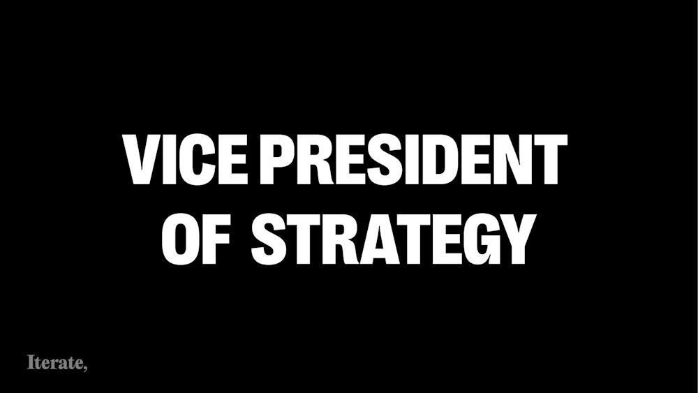 The VP of Strategy is the go-to person for all things strategy at an organization, being charged with strategic leadership and planning. (Photo by Tim Gouw/Unsplash)