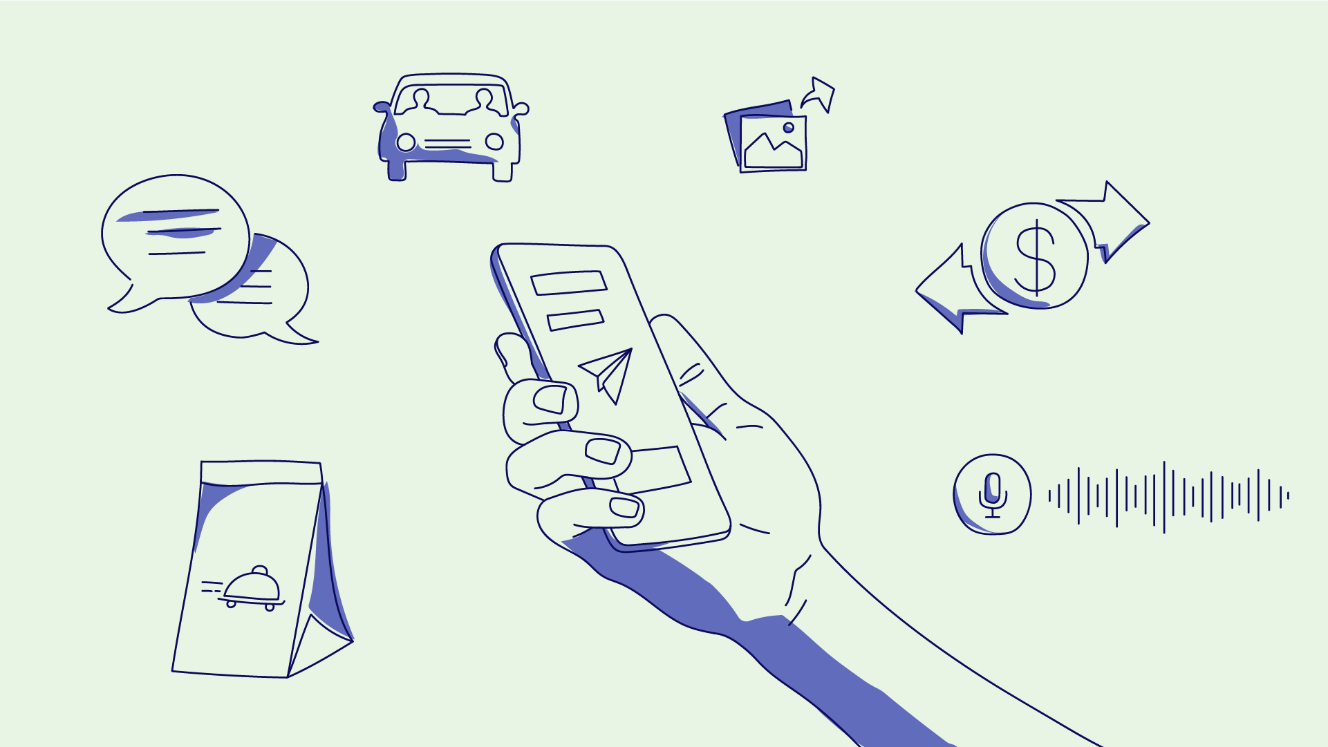Super apps contain multiple functions that are easily accessed in one space.