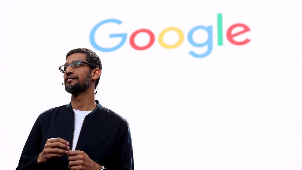 Google CEO Sundar Pichai. Getty Images.