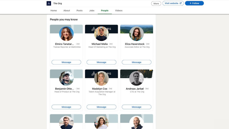 Linkedin screenshot