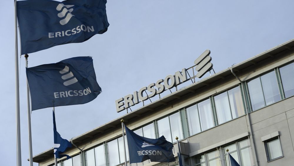 The Ericsson headquarters in Stockholm's suburb of Kista. (Photo credit: JONATHAN NACKSTRAND/AFP via Getty Images)