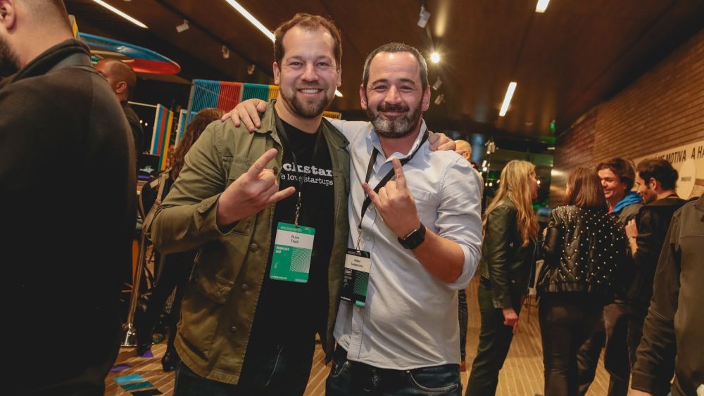 Felipe Santamaria (right) and Rune Theill, CEO Rockstart worldwide (left). Image courtesy of Rockstart.