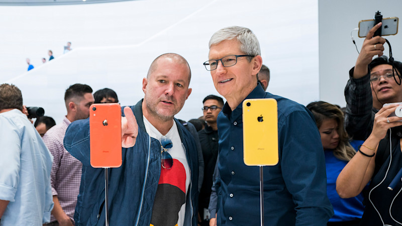 Jony Ive and Tim Cook