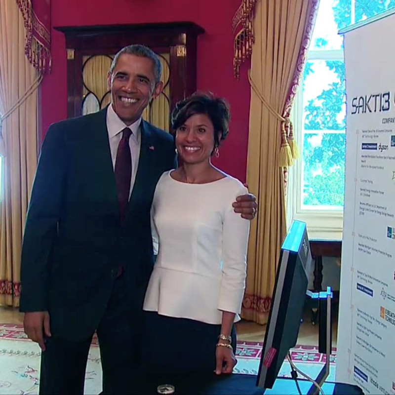 President with Ann Marie Sastry