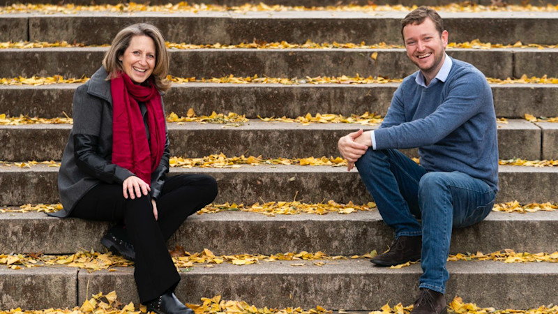Sarah Kirshbaum Levy and Jon Stein.