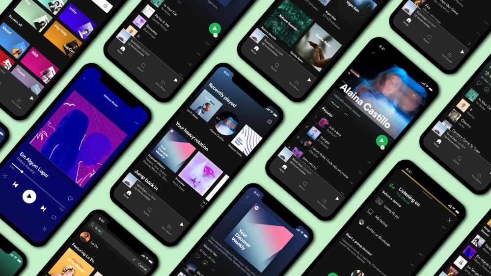Popular audio streaming platform, Spotify, is acquiring Betty Labs, the creators of the live audio app for sports lovers, Locker Room. Image Source: Spotify.
