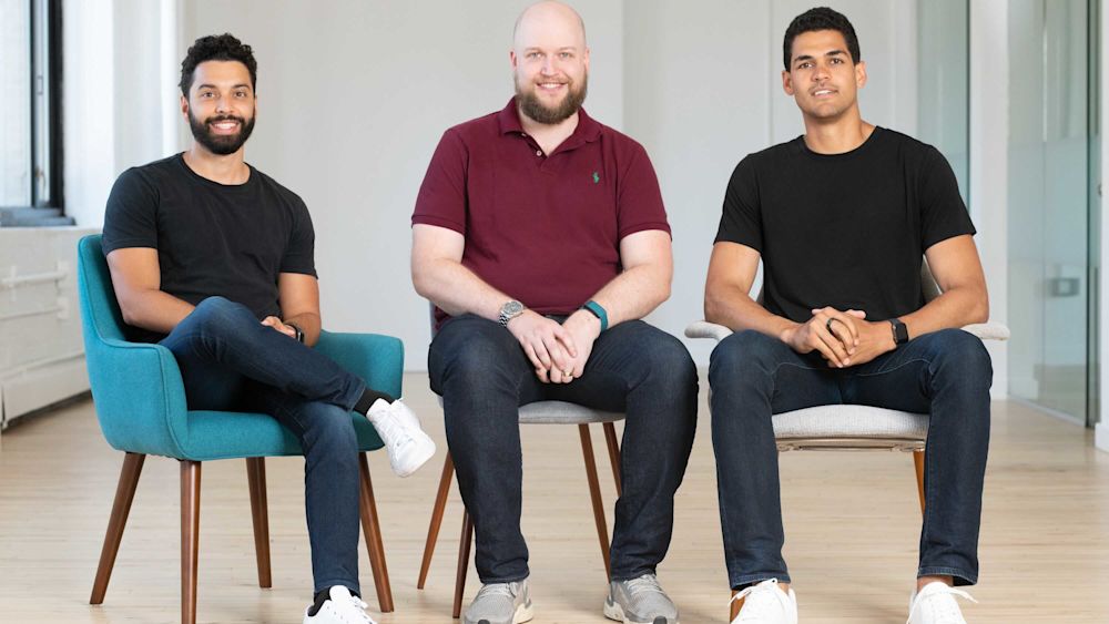 The founders of Titan: Joe Percoco, Max Bernardy and Clayton Gardner.