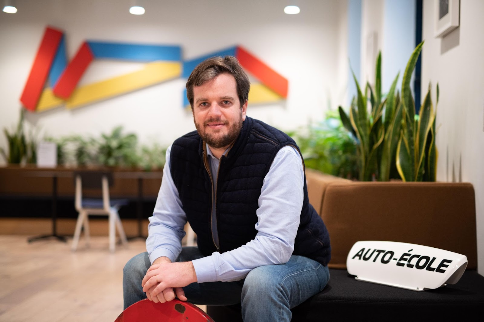 Ornikar co-founder and co-CEO Benjamin Gaignault. Credits: Ornikar