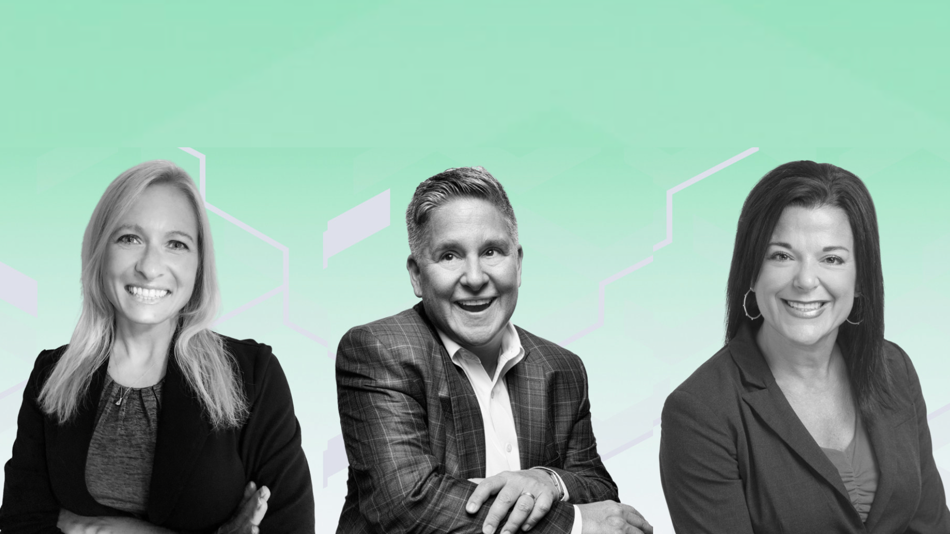 Brittany Murphy, Head of Data Science; Debra Hochman, Head of Title Solutions; Susan King, Enterprise Account Executive. Image courtesy of Spruce