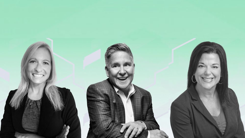 Brittany Murphy, Head of Data Science; Debra Hochman, Head of Title Solutions; Susan King, Enterprise Account Executive. Image courtesy of Spruce