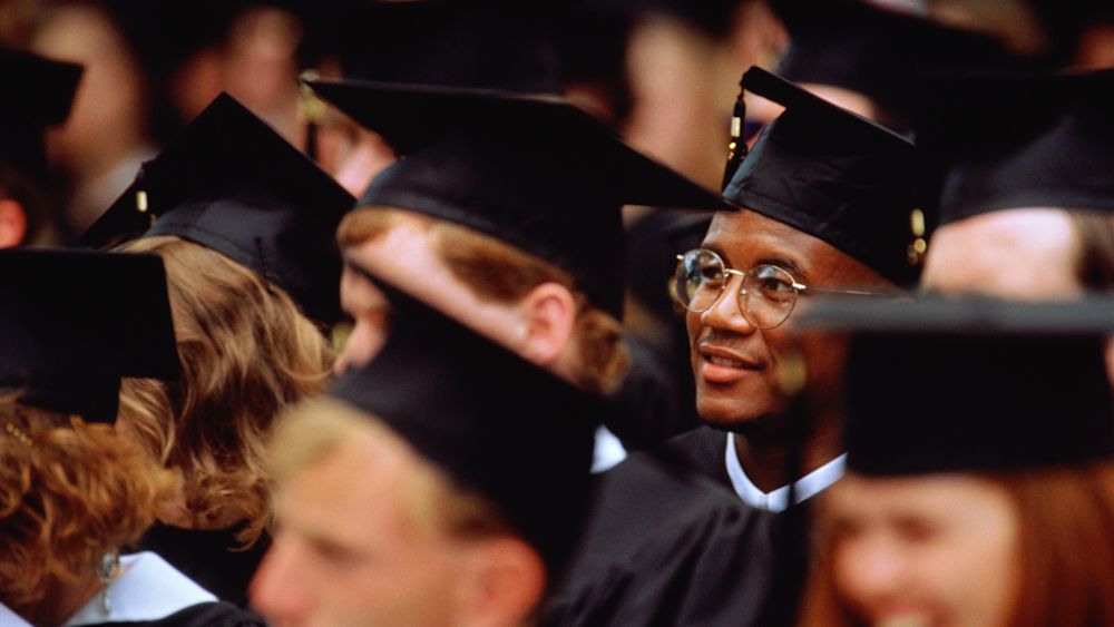 College graduation. Image courtesy of Getty Images.