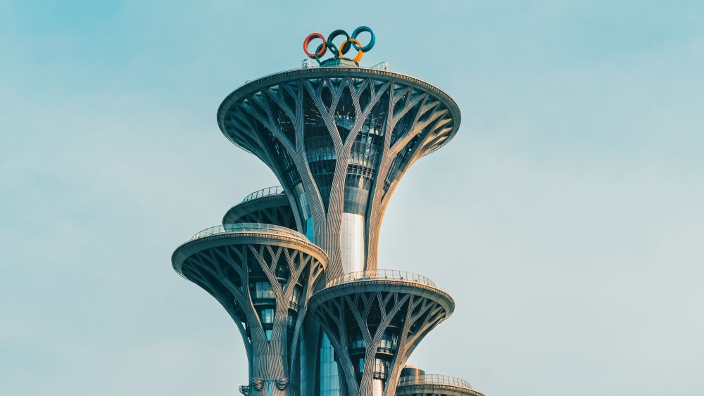 The Beijing Olympic Tower. Image courtesy of Unsplash. 