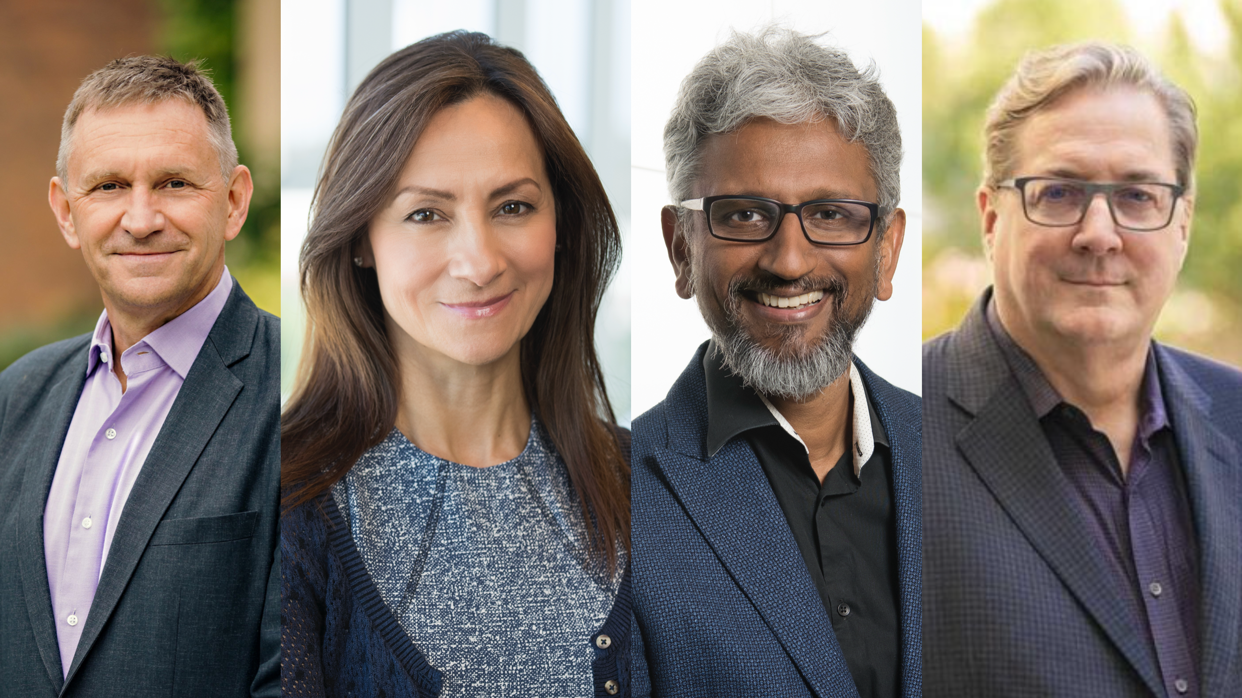 Nick McKeown, Sandra Rivera, Raja Koduri, and Greg Lavender. Images courtesy of Intel.