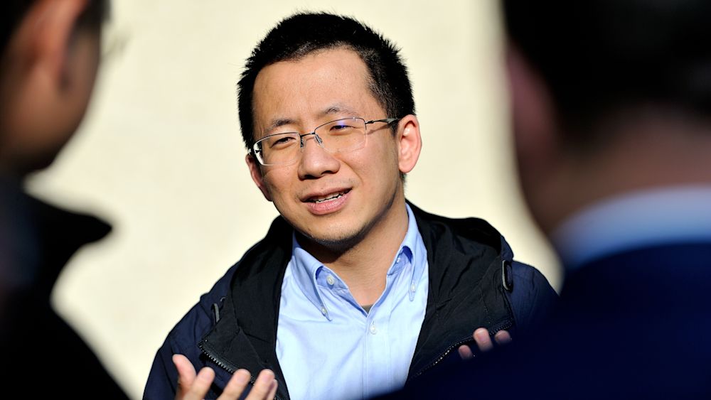 Founder and former CEO and Chairman of ByteDance, Zhang Yiming. Getty Images.