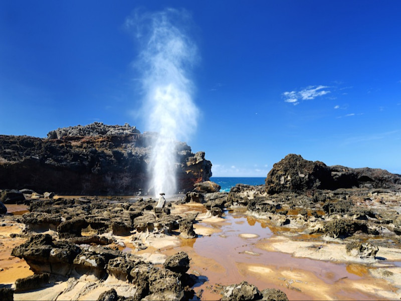 Hawaii blowhole