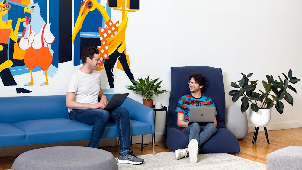 Bubble Founders, Joshua Haas and Emmanuel Straschnov. Image courtesy of Bubble