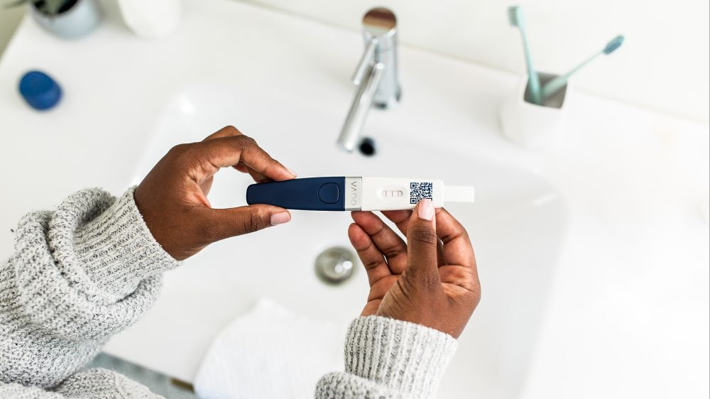 Oova is a urine test that measures two key fertility hormones with the same accuracy as a blood test. Image courtesy of Oova.