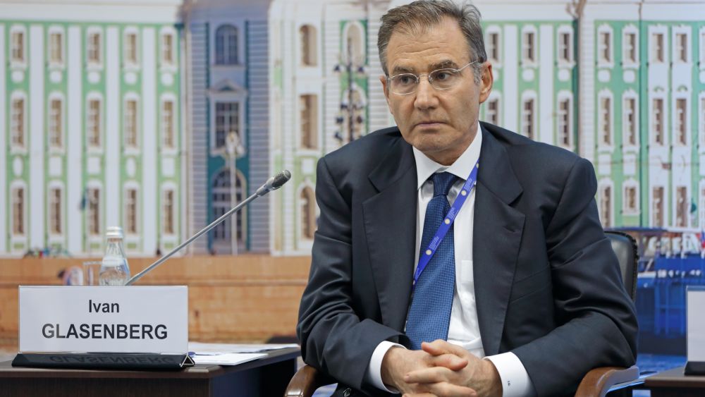 CEO of Glencore Ivan Glasenberg at the St. Petersburg International Economic Forum in 2016. Credit: Shutterstock. 